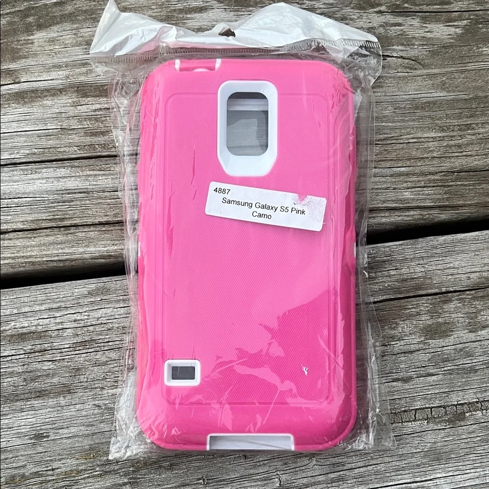 Samsung Galaxy S5 Pink Protective Case